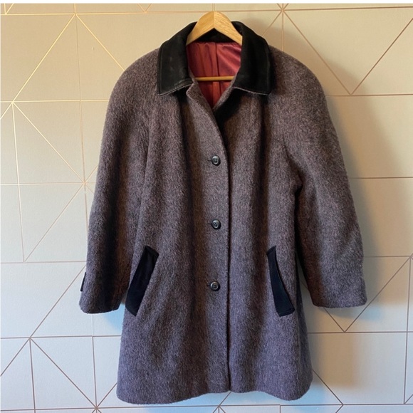 Vintage Mohair Wool Blend Jacob Crowley Jacket - Picture 1 of 8